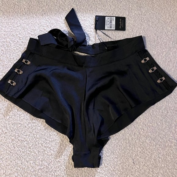 Honey Birdette Melissa Black Shorts - Picture 1 of 4